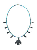 KAPITAL Santo Domingo Battery Bird Necklace ( Magpie ) [ K2403XG505 ]