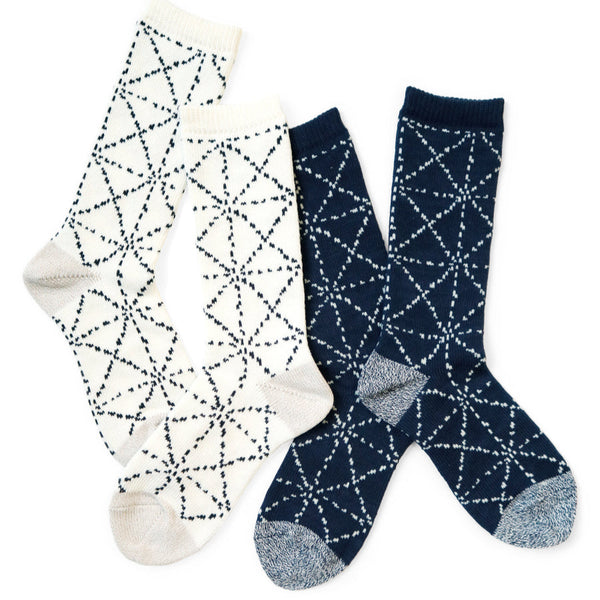 KAPITAL 84-Count SASHIKO Socks [ EK1744XSA ]