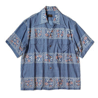 KAPITAL Silk Rayon COOKIE Pattern Wrangle Collar Aloha Shirt [ K2404SS175 ]