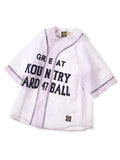 KAPITAL Sheer Stripe GREAT KOUNTRY Baseball Shirt [ K2406SS230 ]