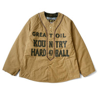 KAPITAL Cotton Weather Oil Coated Baseball Blouson [ K2409LJ027 ]