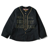 KAPITAL Cotton Weather Oil Coated Baseball Blouson [ K2409LJ027 ]