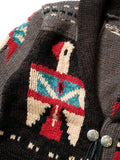 KAPITAL Hand-knit Santo Domingo Cowtin Cardigan [ K2412KN152 ]