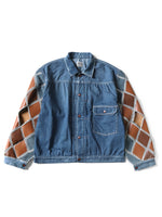 KAPITAL 11.5oz Denim Hippy Crochet Sleeve 1ST JKT [ K2503LJ087 ]