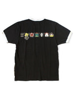 KAPITAL 20/- Tenjiku Ringer T-Shirt ( PECKISH & Kachina pt ) [ K2506SC234 ]