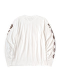 KAPITAL 20/- Jersey Crew L/S T-Shirt (Concho Belt Sleeve) [ K2508LC008 ]