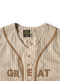 KAPITAL Wool Stripe (Fine) GREAT WOMEN Baseball Shirt [ K2509SS047 ]