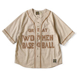 KAPITAL Wool Stripe (Fine) GREAT WOMEN Baseball Shirt [ K2509SS047 ]