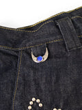 KAPITAL 14 oz Denim Kome Kome Joets (SHALLOW) Stud Remake [ K2608LP014 ]