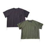 KAPITAL 16/- Degree-filled Jersey ARMY Beach Pack Tee [ EK-1167SCA ] cotwo