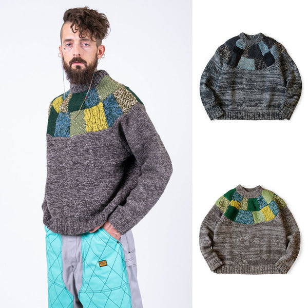 KAPITAL 3G Wool Hand-Knit TUGIHAGI Crew Sweater [ K2211KN118 ] cotwo