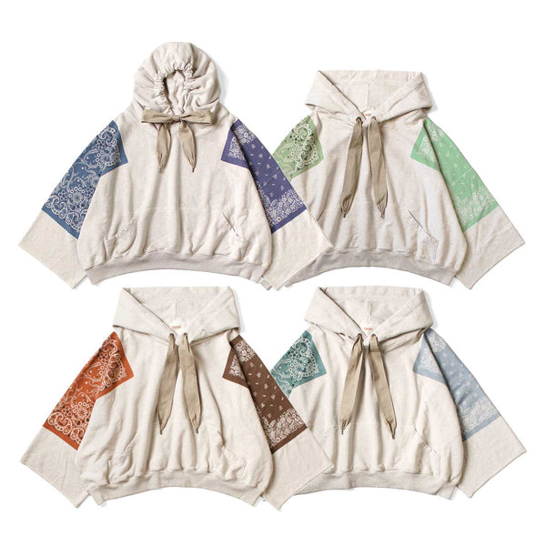 KAPITAL TOP Fleece-Lined Bandana Devil Hooded Parka [ K2510LC095 ]