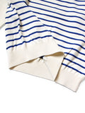 KAPITAL 12G Paneled Border Knit Boat Neck Sweater ( BONE Sleeve ) [ K2503KN124 ]