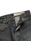 KAPITAL 14oz Black Denim 5-Pocket Monkey CISCO ( Studs Remake )