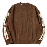 KAPITAL 5G Wool BONE Crew Sweater [ EK-1537KNA ]
