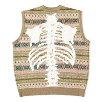 KAPITAL 7G Wool Fair Isle BONE Vest [ K2310KN133 ]