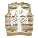 KAPITAL 7G Wool Fair Isle BONE Vest [ K2310KN133 ]