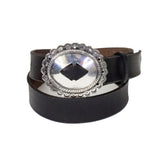 KAPITAL Oil-Tanned Leather CALA Concho Belt [ K2603XG514 ] [ Black ]