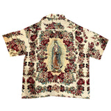 KAPITAL Silk Rayon Chambetol Maria Pattern Langurka Rah Aloha Shirt [ EK-1726SS ]