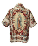 KAPITAL Silk Rayon Chambetol Maria Pattern Langurka Rah Aloha Shirt [ EK-1726SS ]