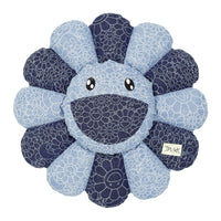 MURAKAMI TAKASHI kaikai kiki Flowers & Skulls Jacquard Denim Flower Cushion Color02 - 60CM