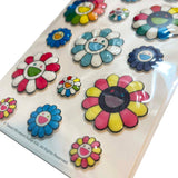 MURAKAMI TAKASHI Flower Stickers 15Pic cotwo