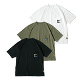 KAPITAL Tenjiku Pennant 3flags Pocket Tee [ EK-1223SC ] cotwo