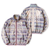 KAPITAL Ashland Stripe & BONE Pattern Fleece Zip Blouson [ K2210LC110EK-1516 ] cotwo