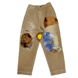 KAPITAL Katsuragi High Waist Neem Pants ( Gypsy Patch Remake ) [ EK-1637LP ] [ Beige ] cotwo