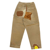 KAPITAL Katsuragi High Waist Neem Pants ( Gypsy Patch Remake ) [ EK-1637LP ] [ Beige ] cotwo