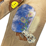 KAPITAL Katsuragi High Waist Neem Pants ( Gypsy Patch Remake ) [ EK-1637LP ] [ Beige ] cotwo
