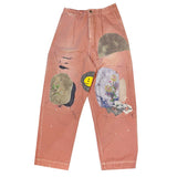 KAPITAL Katsuragi High Waist Neem Pants ( Gypsy Patch Remake ) [ EK-1637LP ] [ Pink ] cotwo