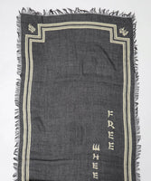 KAPITAL Rayon WABI SABI Rain Scull Scarf [ EK-1520XMA ]