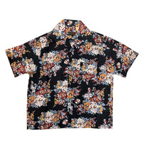 KAPITAL Silk Rayon Chambetol Maria Pattern Langurka Rah Aloha Shirt