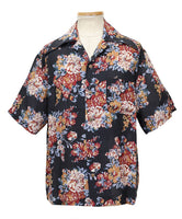 KAPITAL Silk Rayon Chambetol Maria Pattern Langurka Rah Aloha Shirt