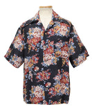 KAPITAL Silk Rayon Chambetol Maria Pattern Langurka Rah Aloha Shirt