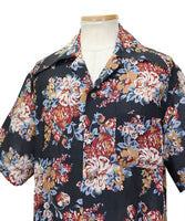 KAPITAL Silk Rayon Chambetol Maria Pattern Langurka Rah Aloha Shirt