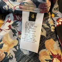 KAPITAL Silk Rayon Chambetol Maria Pattern Langurka Rah Aloha Shirt