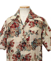 KAPITAL Silk Rayon Chambetol Maria Pattern Langurka Rah Aloha Shirt