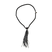 KAPITAL - Natural Stone x Deerskin Chippewa Necklace [ EK-1787XG ] cotwo