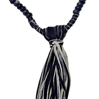 KAPITAL - Natural Stone x Deerskin Chippewa Necklace [ EK-1787XG ] cotwo