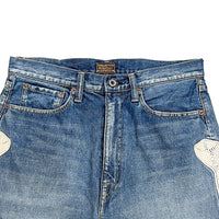 KAPITAL 14oz Denim 5P Shorts (Bone Embroidery) [ EK-1448SPA ] cotwo