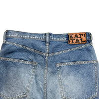 KAPITAL 14oz Denim 5P Shorts (Bone Embroidery) [ EK-1448SPA ] cotwo