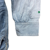 KAPITAL Chambray BONE Patch Ventilator Work Shirt [ K2504LS140 ] cotwo