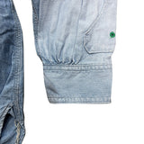 KAPITAL Chambray BONE Patch Ventilator Work Shirt [ K2504LS140 ] cotwo