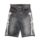 KAPITAL 14oz Denim 5P Shorts (Bone Embroidery) [ EK-1449SPA ] cotwo