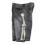 KAPITAL 14oz Denim 5P Shorts (Bone Embroidery) [ EK-1449SPA ] cotwo