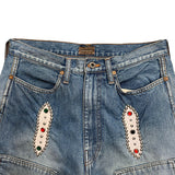 KAPITAL 14oz Denim 5P Shorts (Studs Remake) [ EK-1626SP ] cotwo