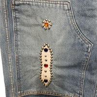 KAPITAL 14oz Denim 5P Shorts (Studs Remake) [ EK-1626SP ] cotwo