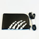 KAPITAL THUMBS UP BONE HAND ZIP NECK BAG [ K2503XB806 ] [ Black ] cotwo